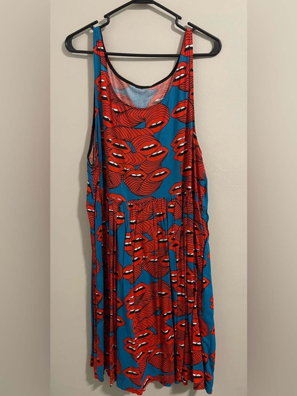 Nooworks Mouths Naomi Dress 2X - ALTERED LENGTH - READ DETAILS